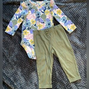 18m 2pc Floral Outfit